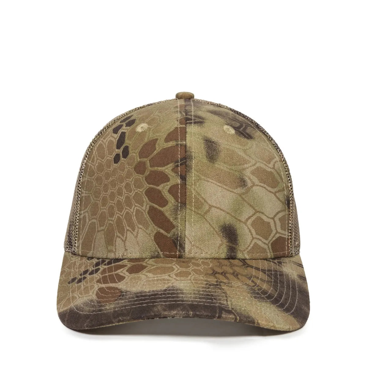 Outdoor Cap OC771CAMO Contrast Construction Canvas Camo Structured Trucker Hat-3