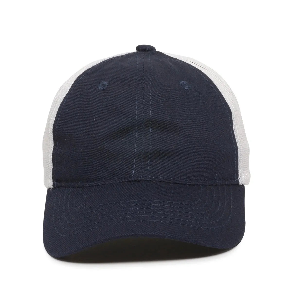 Outdoor Cap FWT-130 Garment Washed Unstructured Trucker Hat Unisex Accessories Hats & Caps