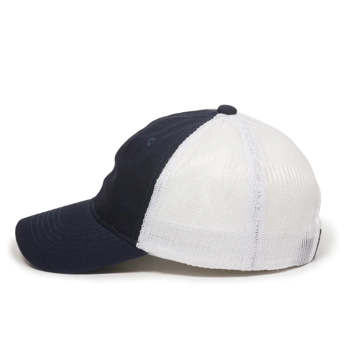 Outdoor Cap FWT-130 Garment Washed Unstructured Trucker Hat Unisex Accessories Hats & Caps