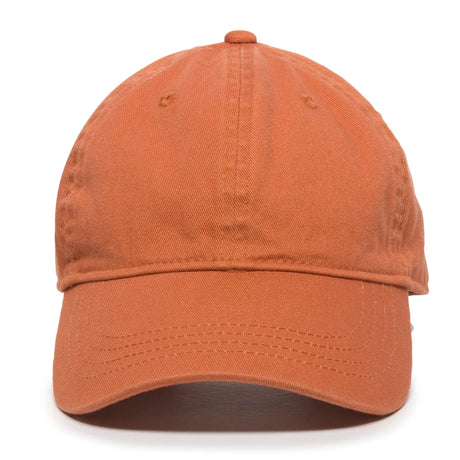 Outdoor Cap GWT-111 Garment Washed Dad-Cap Unstructured Solid Back Hat Unisex Accessories Hats & Caps