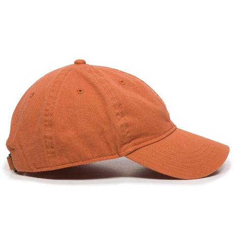 Outdoor Cap GWT-111 Garment Washed Dad-Cap Unstructured Solid Back Hat Unisex Accessories Hats & Caps