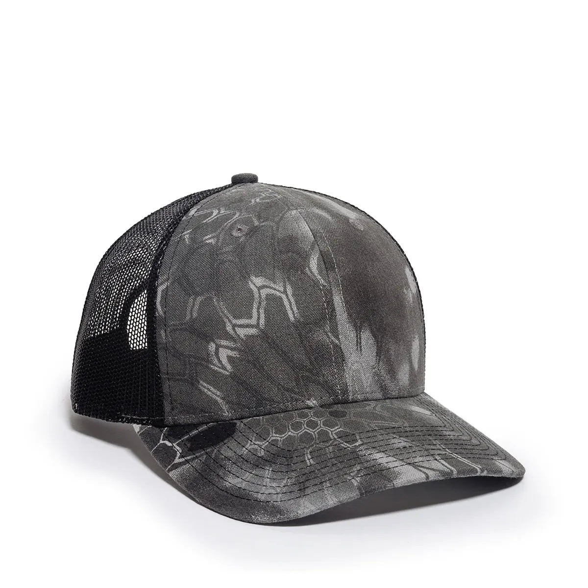 Outdoor Cap OC771CAMO Contrast Construction Canvas Camo Structured Trucker Hat-1