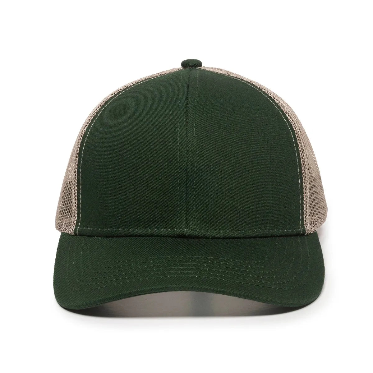 Outdoor Cap MBW-600 Cotton Twill Structured Trucker Hat Unisex Accessories Hats & Caps
