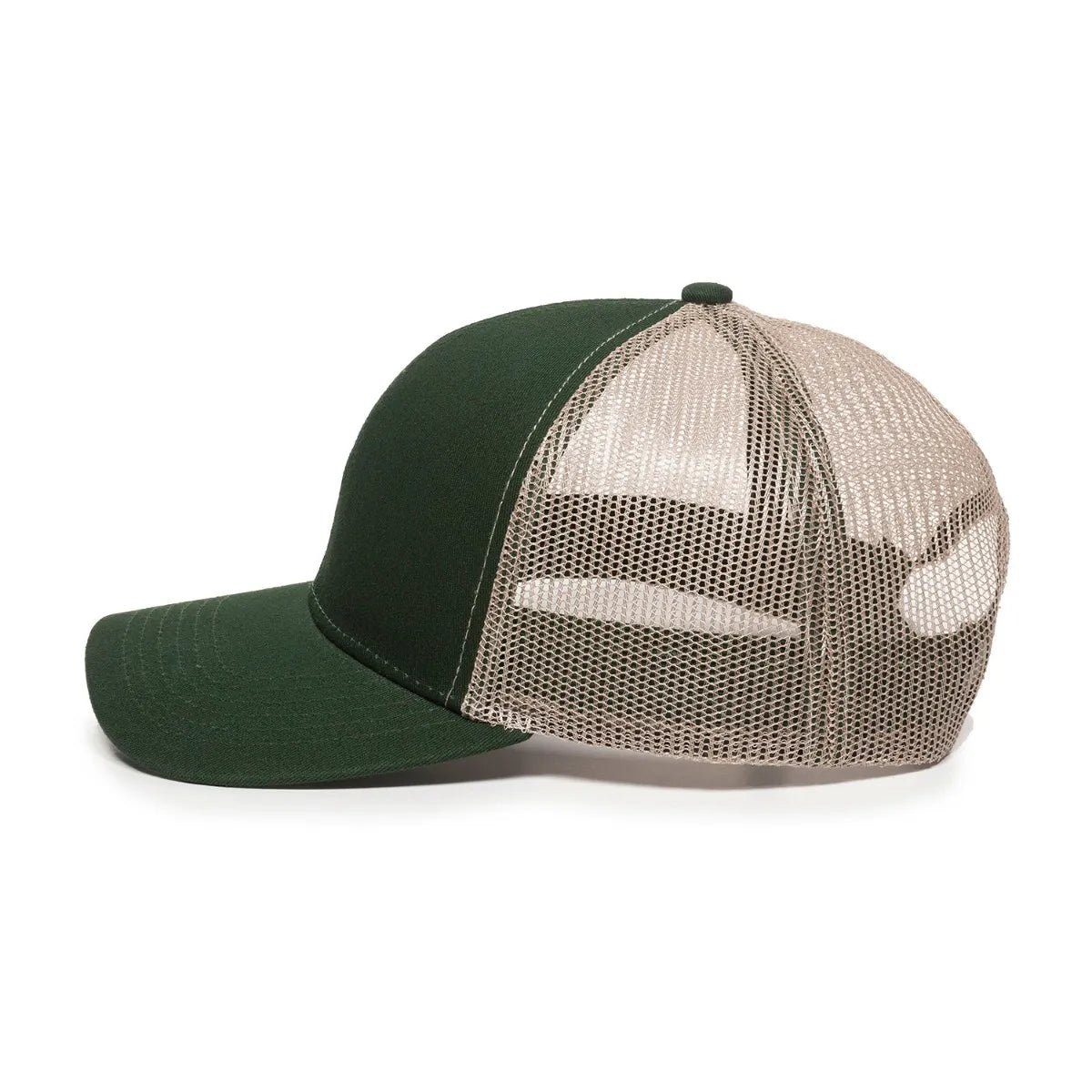 Outdoor Cap MBW-600 Cotton Twill Structured Trucker Hat Unisex Accessories Hats & Caps