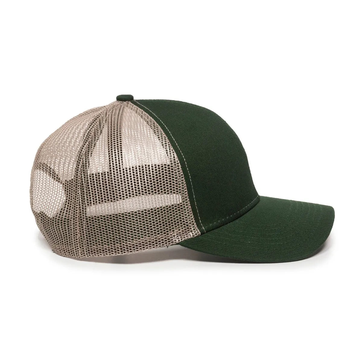 Outdoor Cap MBW-600 Cotton Twill Structured Trucker Hat Unisex Accessories Hats & Caps