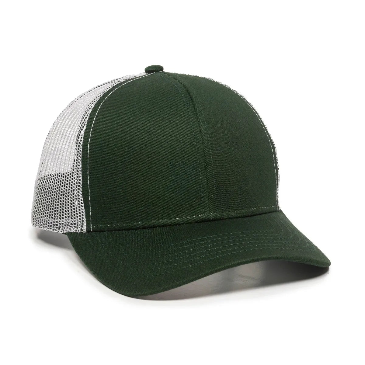 Outdoor Cap MBW-600 Cotton Twill Structured Trucker Hat Unisex Accessories Hats & Caps