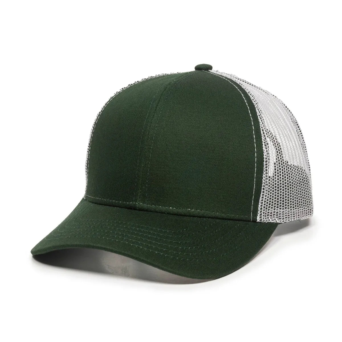 Outdoor Cap MBW-600 Cotton Twill Structured Trucker Hat Unisex Accessories Hats & Caps