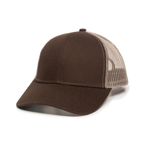 Outdoor Cap MBW-600 Cotton Twill Structured Trucker Hat Unisex Accessories Hats & Caps