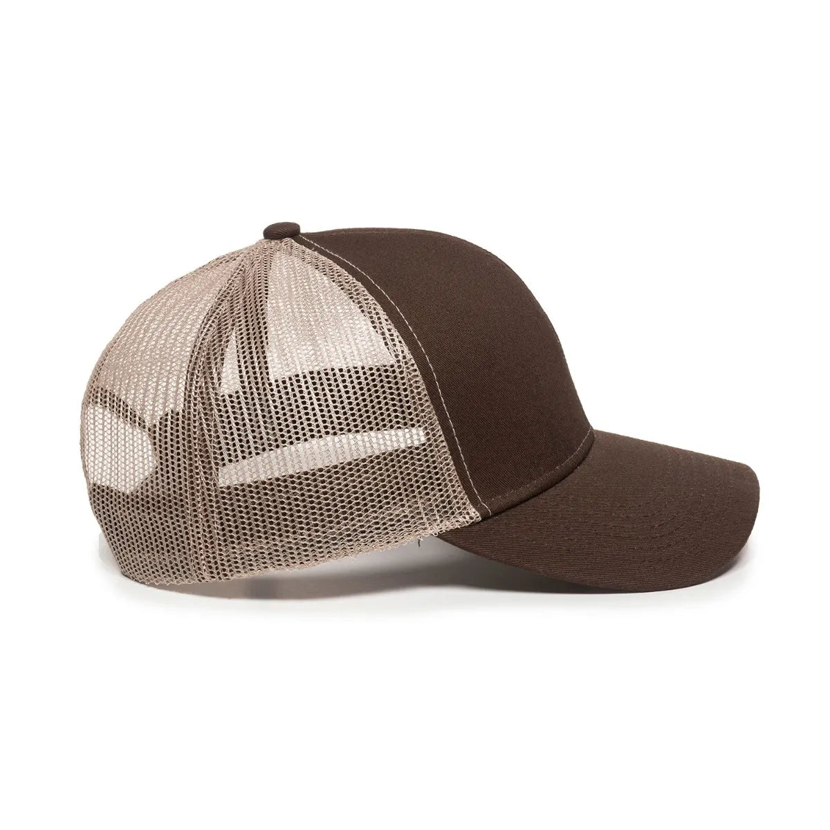 Outdoor Cap MBW-600 Cotton Twill Structured Trucker Hat Unisex Accessories Hats & Caps