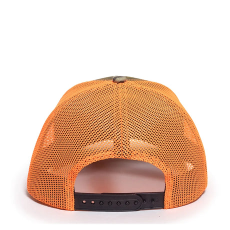 Outdoor Cap OC771CAMO Contrast Construction Canvas Camo Structured Trucker Hat Unisex Accessories Hats & Caps