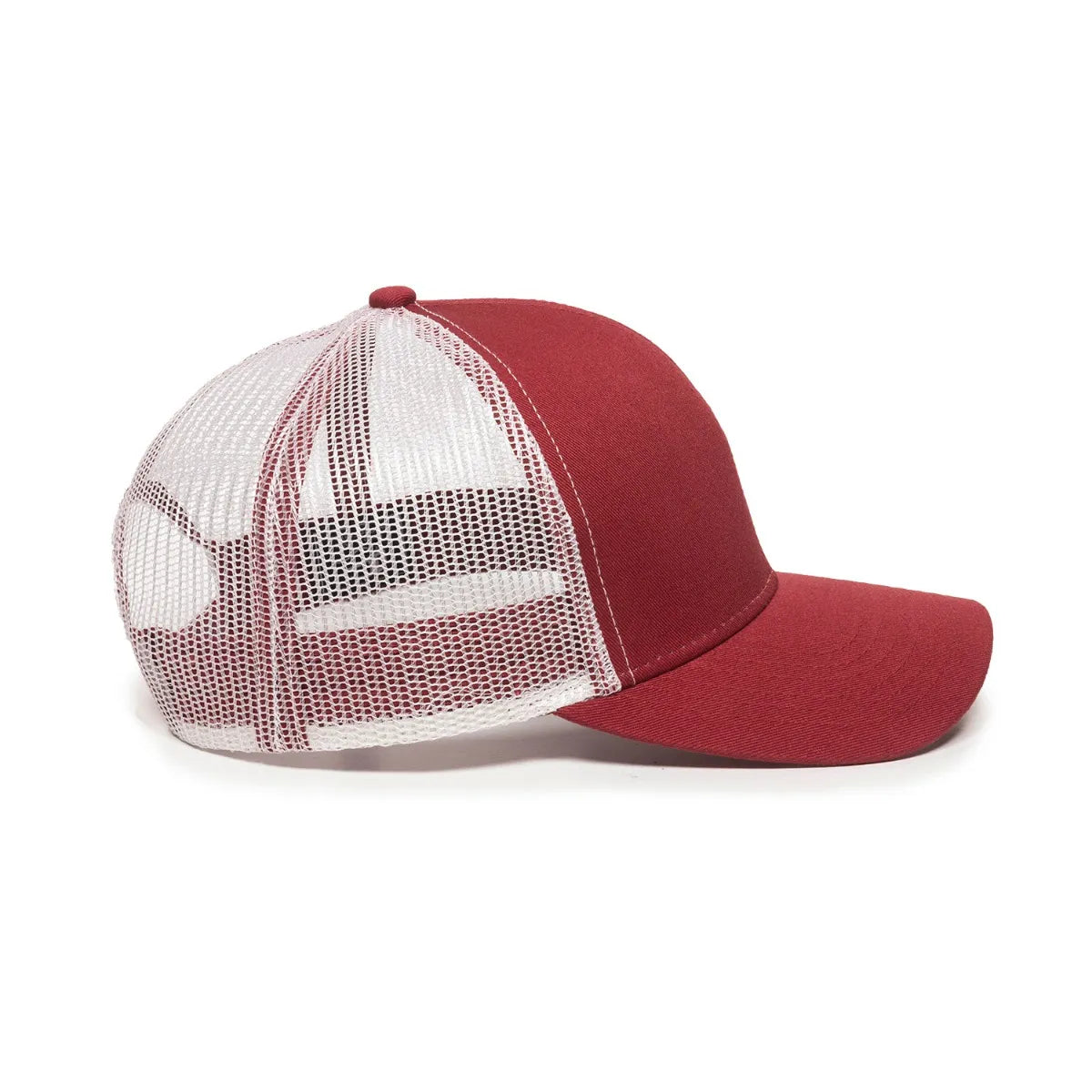 Outdoor Cap MBW-600 Cotton Twill Structured Trucker Hat Unisex Accessories Hats & Caps