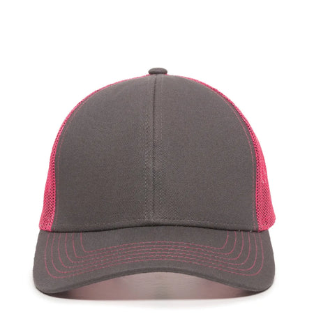 Outdoor Cap MBW-600 Cotton Twill Structured Trucker Hat Unisex Accessories Hats & Caps