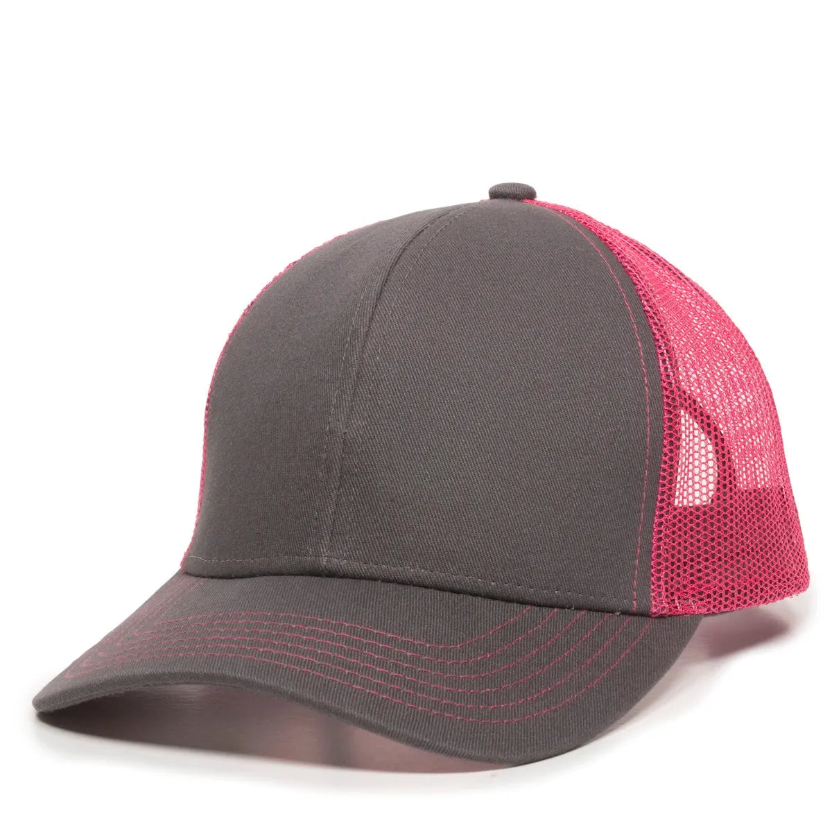 Outdoor Cap MBW-600 Cotton Twill Structured Trucker Hat Unisex Accessories Hats & Caps