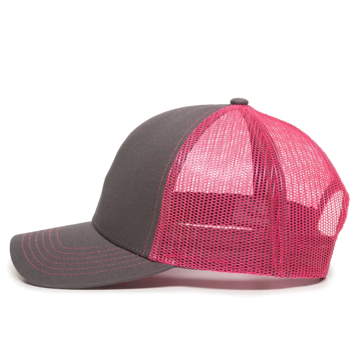 Outdoor Cap MBW-600 Cotton Twill Structured Trucker Hat Unisex Accessories Hats & Caps