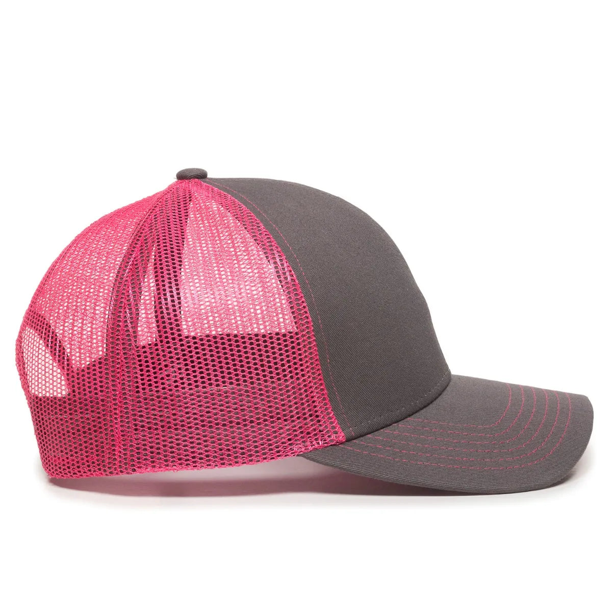 Outdoor Cap MBW-600 Cotton Twill Structured Trucker Hat Unisex Accessories Hats & Caps