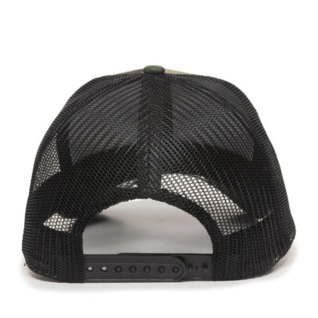 Outdoor Cap MBW-600 Cotton Twill Structured Trucker Hat Unisex Accessories Hats & Caps