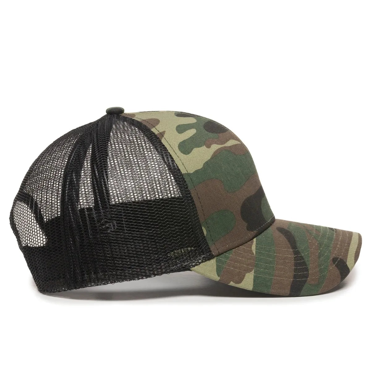 Outdoor Cap MBW-600 Cotton Twill Structured Trucker Hat Unisex Accessories Hats & Caps