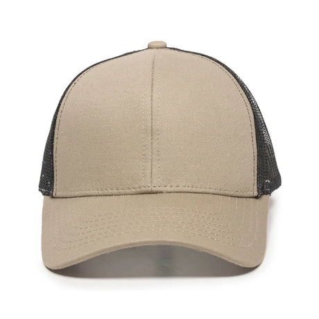 Outdoor Cap MBW-600 Cotton Twill Structured Trucker Hat Unisex Accessories Hats & Caps