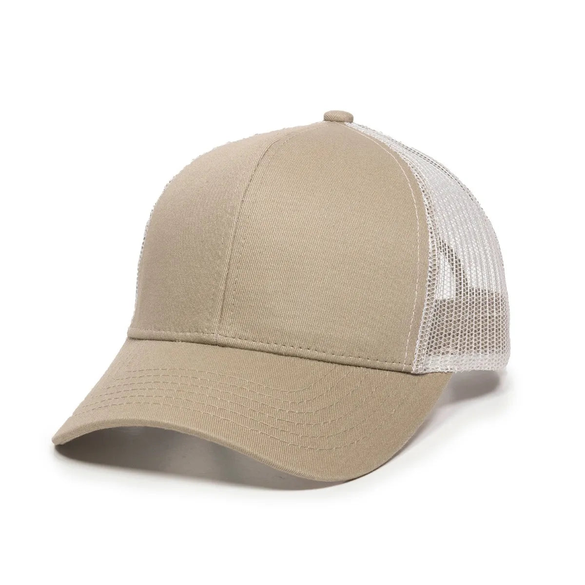 Outdoor Cap MBW-600 Cotton Twill Structured Trucker Hat Unisex Accessories Hats & Caps