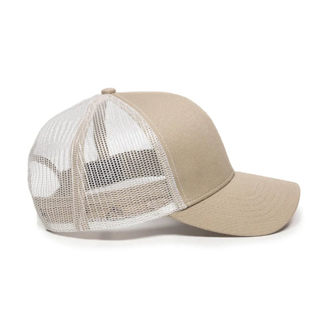 Outdoor Cap MBW-600 Cotton Twill Structured Trucker Hat Unisex Accessories Hats & Caps