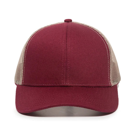 Outdoor Cap MBW-600 Cotton Twill Structured Trucker Hat Unisex Accessories Hats & Caps