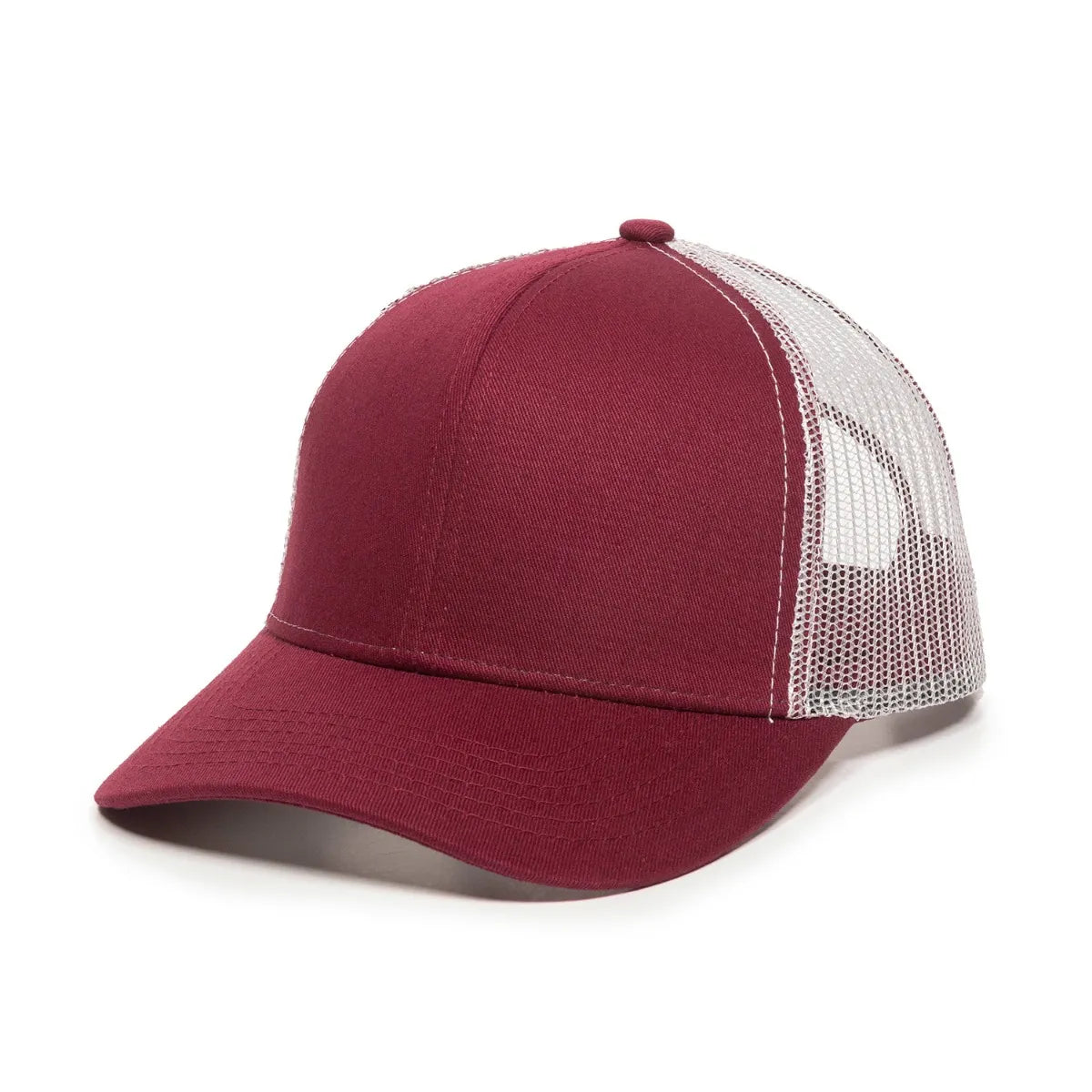 Outdoor Cap MBW-600 Cotton Twill Structured Trucker Hat Unisex Accessories Hats & Caps