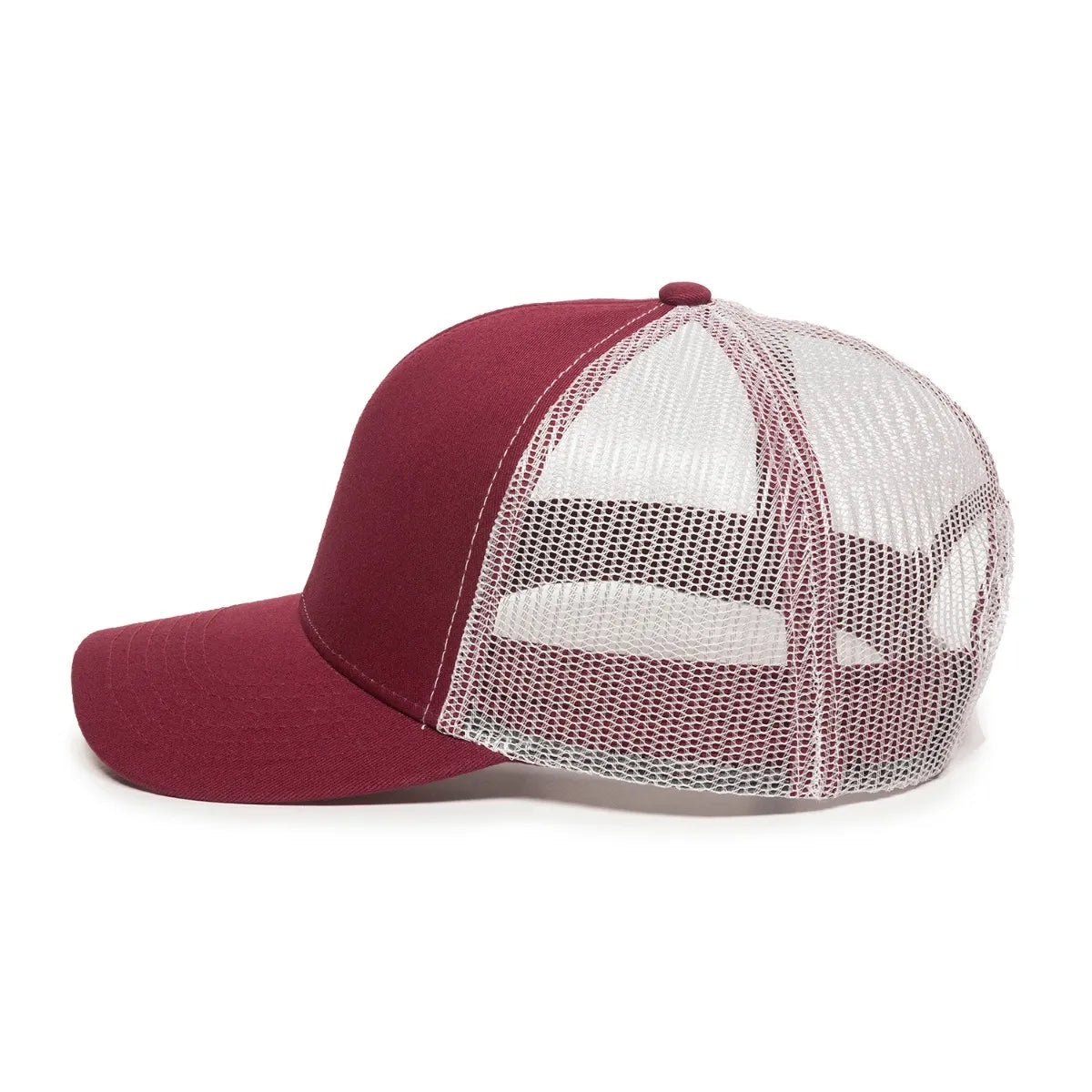 Outdoor Cap MBW-600 Cotton Twill Structured Trucker Hat Unisex Accessories Hats & Caps