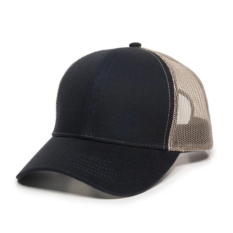 Outdoor Cap MBW-600 Cotton Twill Structured Trucker Hat Unisex Accessories Hats & Caps