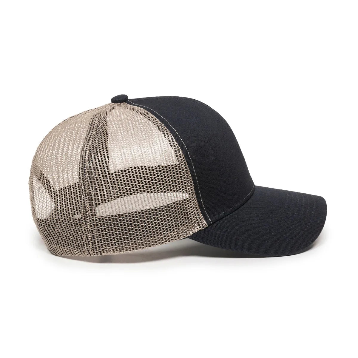 Outdoor Cap MBW-600 Cotton Twill Structured Trucker Hat Unisex Accessories Hats & Caps