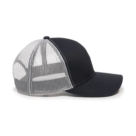 Outdoor Cap MBW-600 Cotton Twill Structured Trucker Hat Unisex Accessories Hats & Caps