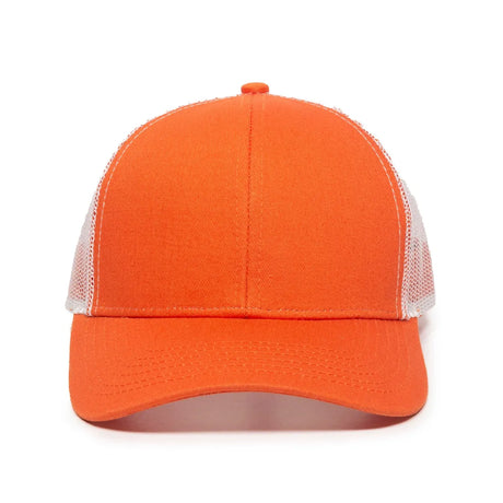 Outdoor Cap MBW-600 Cotton Twill Structured Trucker Hat Unisex Accessories Hats & Caps