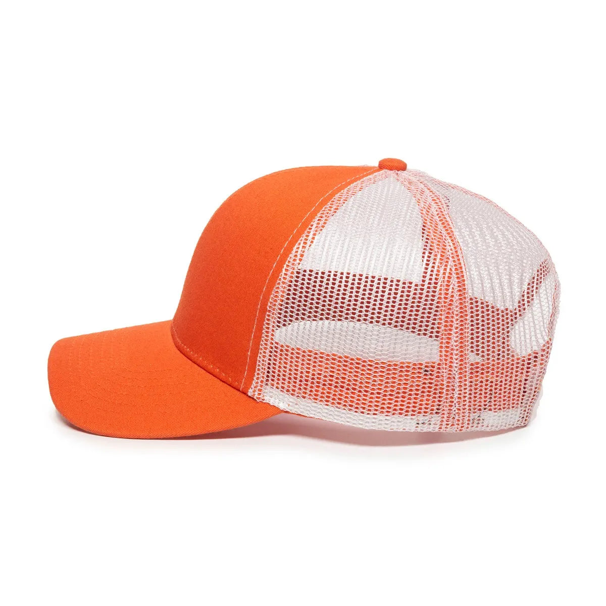 Outdoor Cap MBW-600 Cotton Twill Structured Trucker Hat Unisex Accessories Hats & Caps