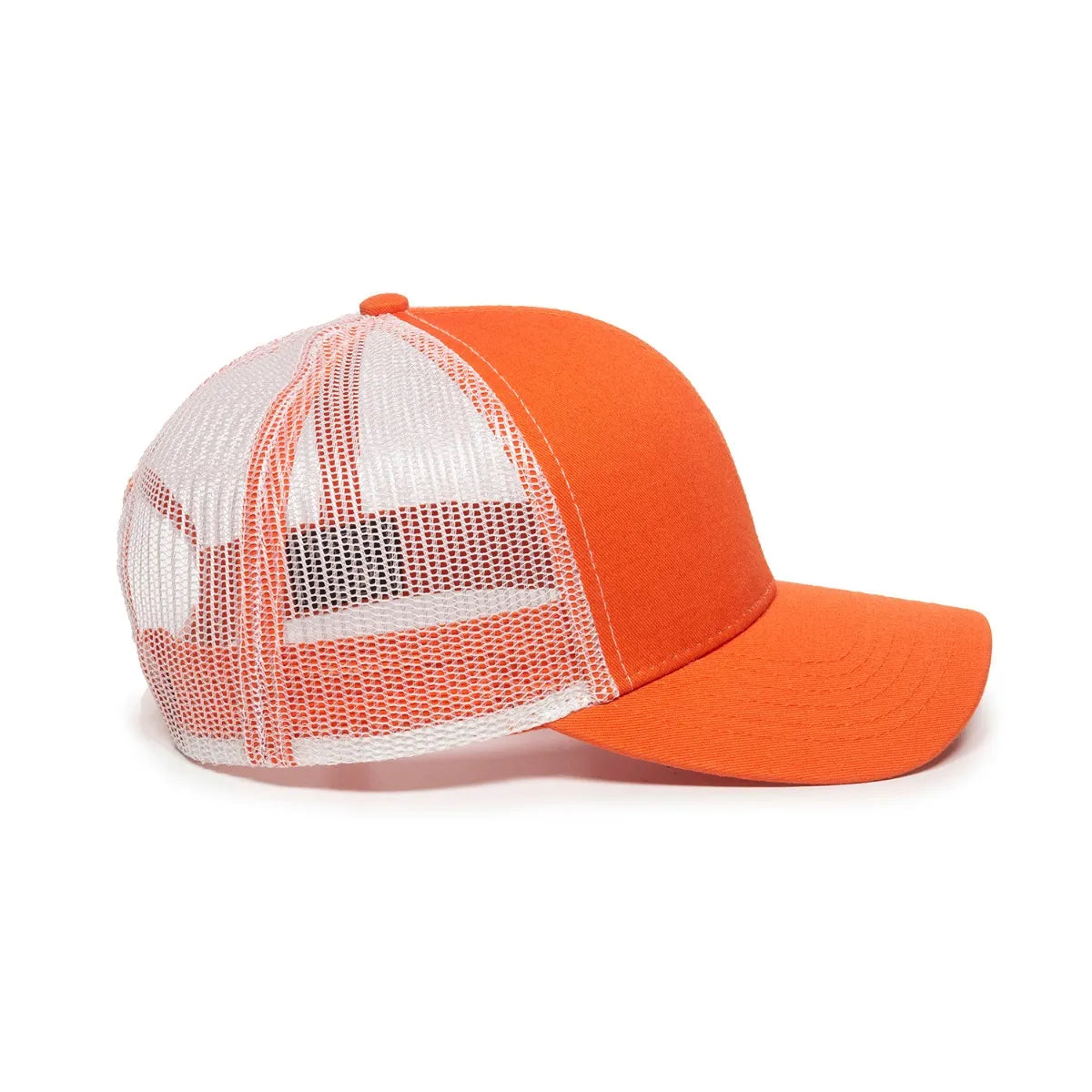 Outdoor Cap MBW-600 Cotton Twill Structured Trucker Hat Unisex Accessories Hats & Caps