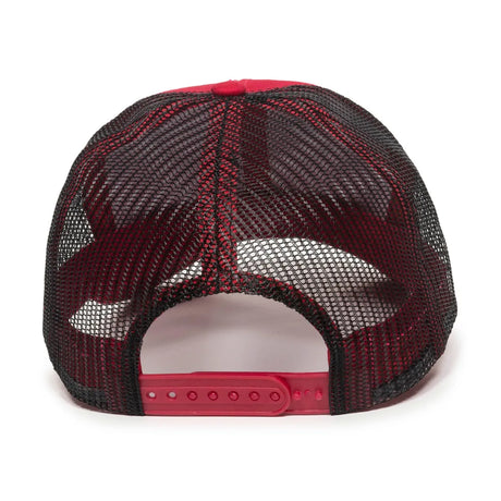 Outdoor Cap MBW-600 Cotton Twill Structured Trucker Hat Unisex Accessories Hats & Caps