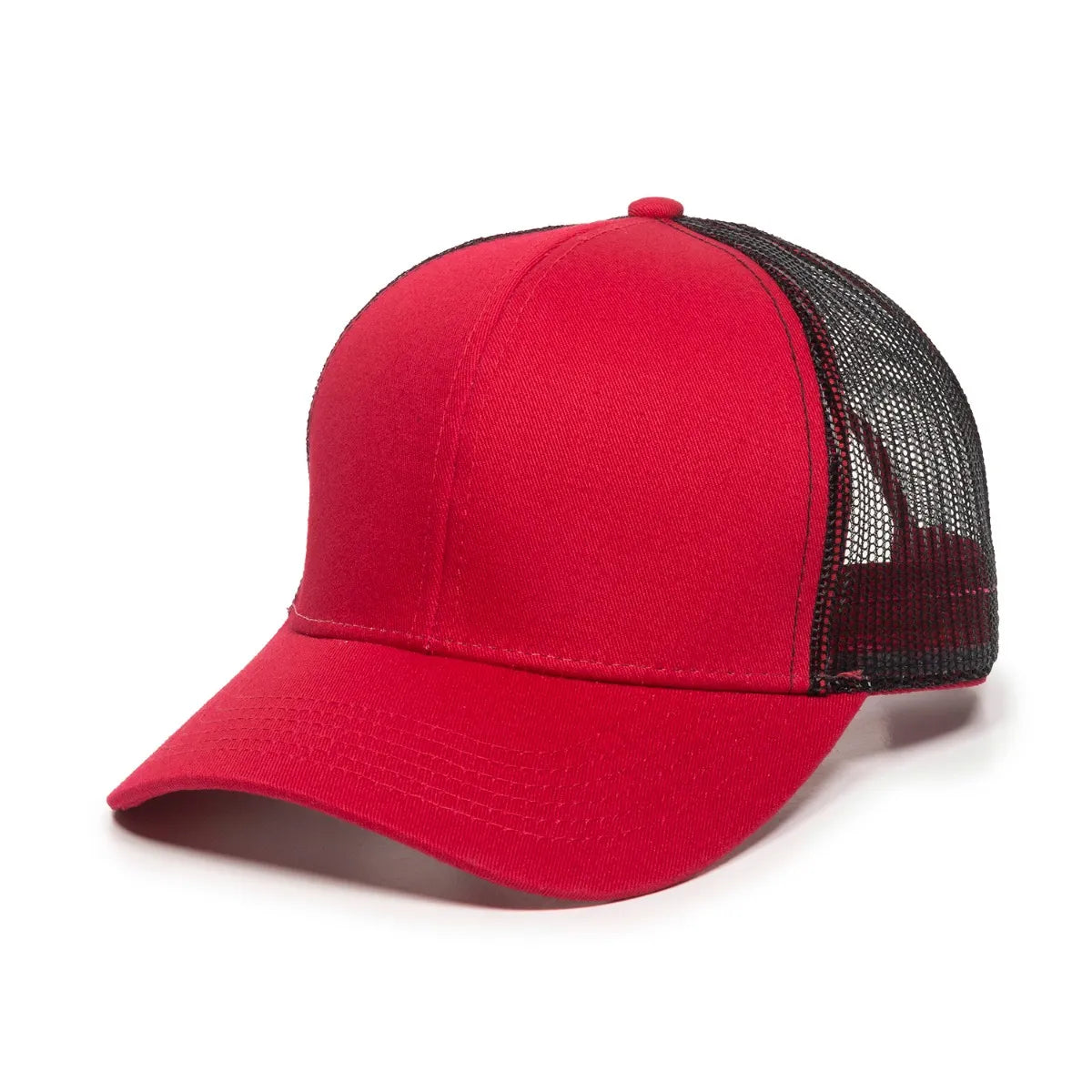 Outdoor Cap MBW-600 Cotton Twill Structured Trucker Hat Unisex Accessories Hats & Caps