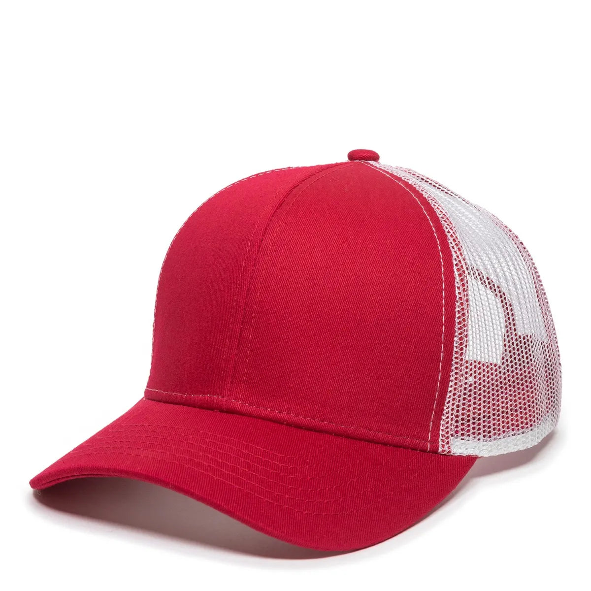 Outdoor Cap MBW-600 Cotton Twill Structured Trucker Hat Unisex Accessories Hats & Caps