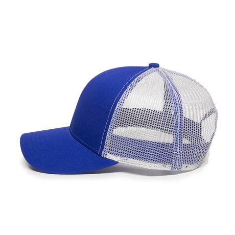 Outdoor Cap MBW-600 Cotton Twill Structured Trucker Hat Unisex Accessories Hats & Caps