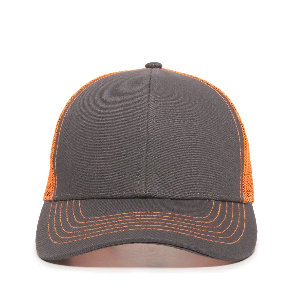 Outdoor Cap MBW-600 Cotton Twill Structured Trucker Hat Unisex Accessories Hats & Caps