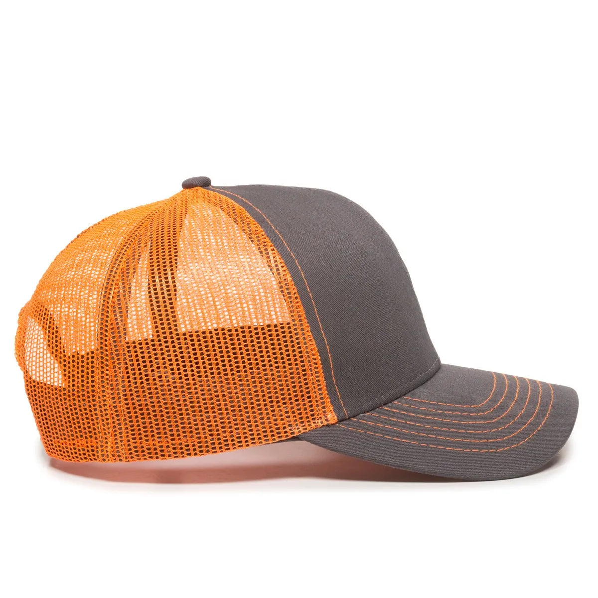 Outdoor Cap MBW-600 Cotton Twill Structured Trucker Hat Unisex Accessories Hats & Caps