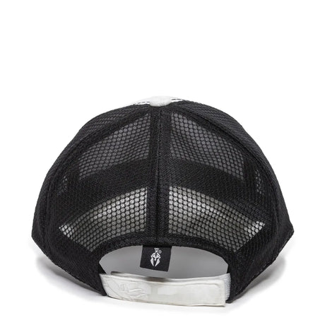 Outdoor Cap PFC-150M Moisture Wicking Structured Trucker Hat Unisex Accessories Hats & Caps