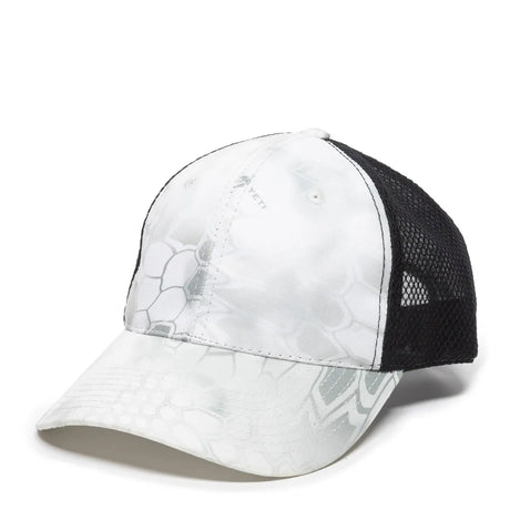 Outdoor Cap PFC-150M Moisture Wicking Structured Trucker Hat Unisex Accessories Hats & Caps