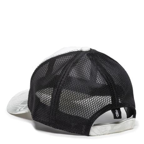 Outdoor Cap PFC-150M Moisture Wicking Structured Trucker Hat Unisex Accessories Hats & Caps