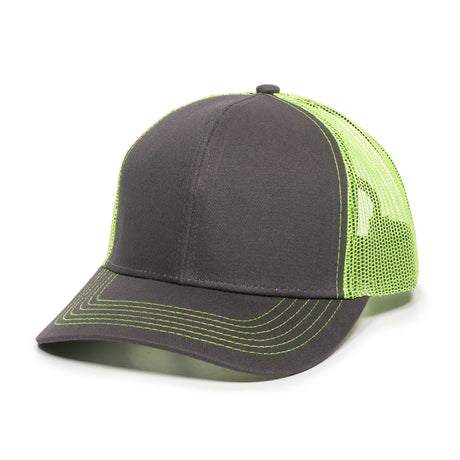 Outdoor Cap MBW-600 Cotton Twill Structured Trucker Hat Unisex Accessories Hats & Caps