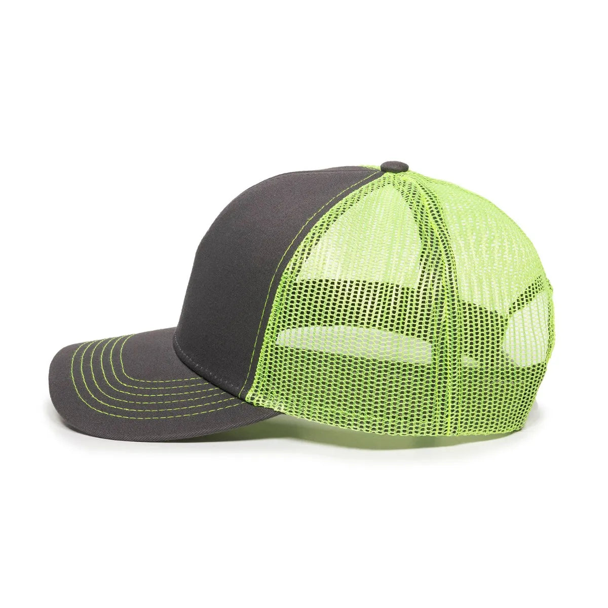 Outdoor Cap MBW-600 Cotton Twill Structured Trucker Hat Unisex Accessories Hats & Caps