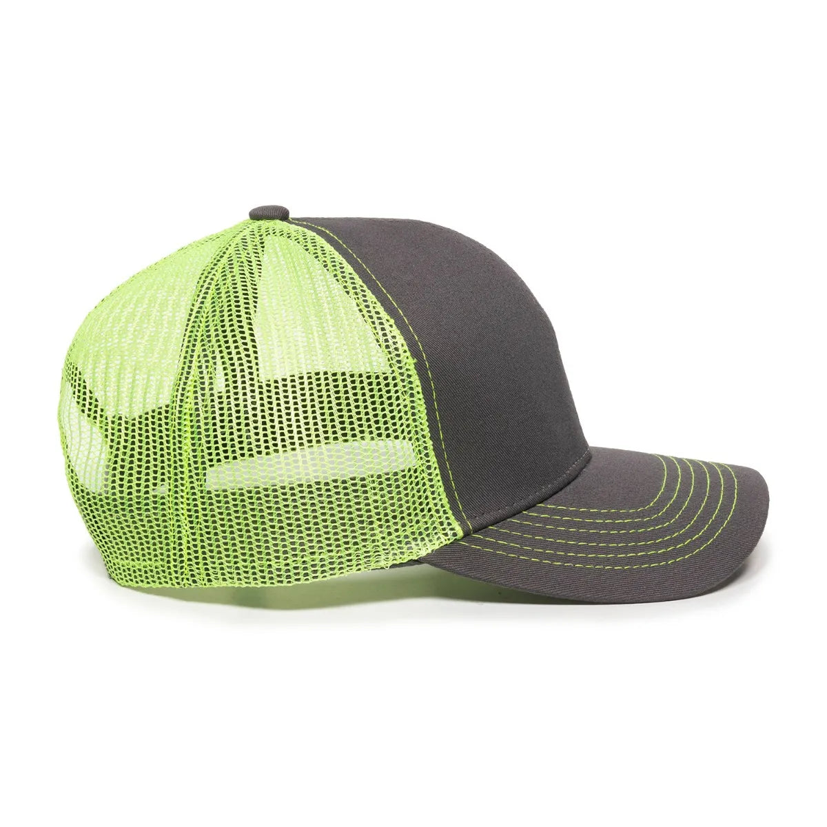 Outdoor Cap MBW-600 Cotton Twill Structured Trucker Hat Unisex Accessories Hats & Caps