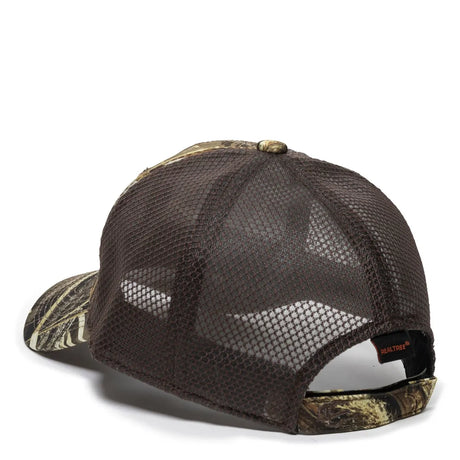 Outdoor Cap PFC-150M Moisture Wicking Structured Trucker Hat Unisex Accessories Hats & Caps