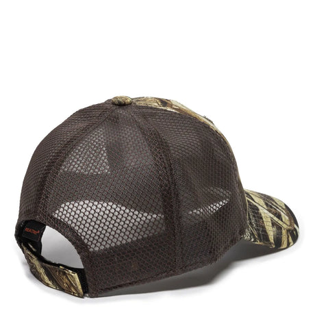 Outdoor Cap PFC-150M Moisture Wicking Structured Trucker Hat Unisex Accessories Hats & Caps