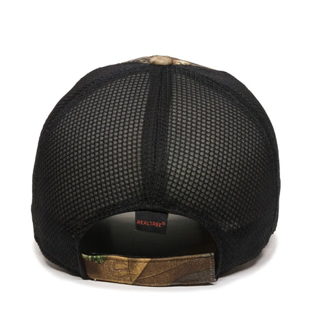 Outdoor Cap PFC-150M Moisture Wicking Structured Trucker Hat Unisex Accessories Hats & Caps