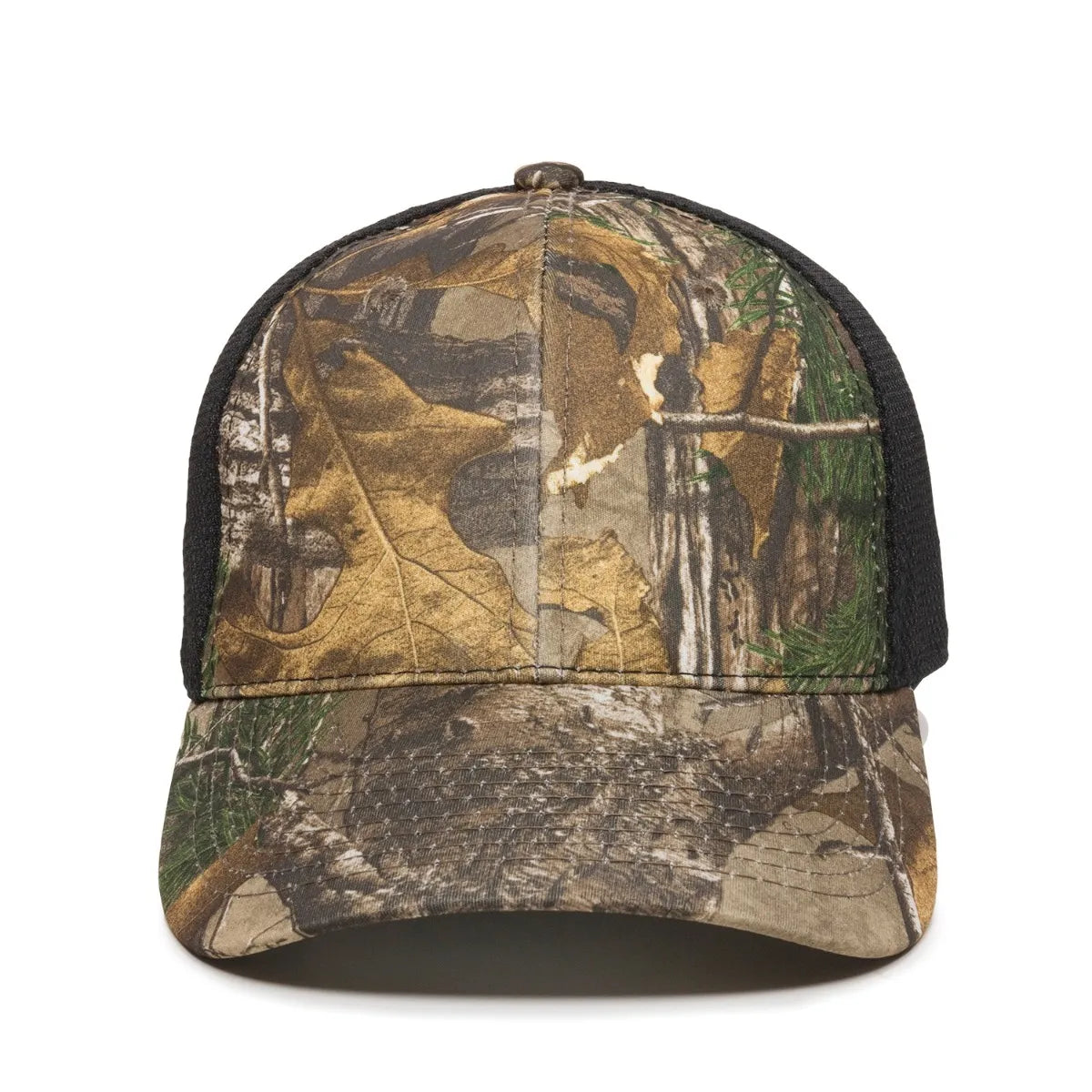 Outdoor Cap PFC-150M Moisture Wicking Structured Trucker Hat Unisex Accessories Hats & Caps