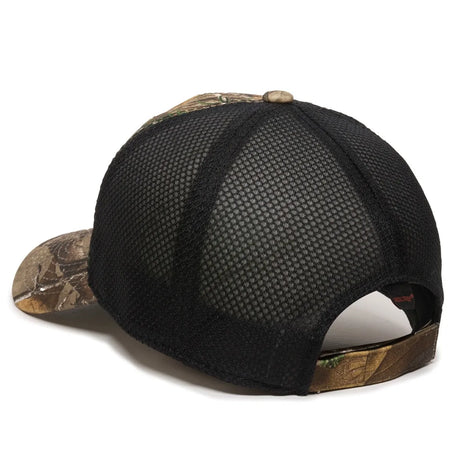 Outdoor Cap PFC-150M Moisture Wicking Structured Trucker Hat Unisex Accessories Hats & Caps